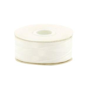 Beadalon Nymo rijgdraad – wit – maat D, 0,30 mm – ca., Ophalen of Verzenden, Nieuw, Kraal