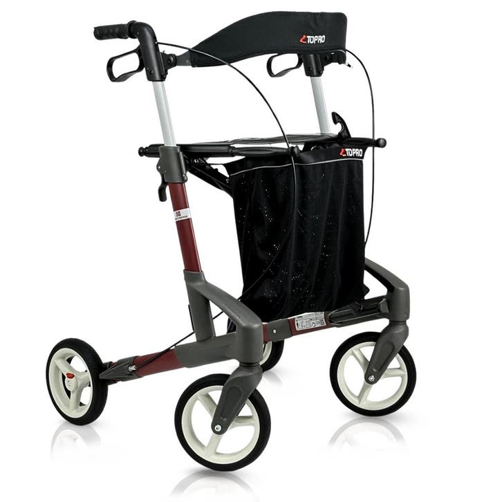 Topro TROJA Original Plus Rollator - Rood M, Diversen, Rollators, Nieuw, Ophalen of Verzenden