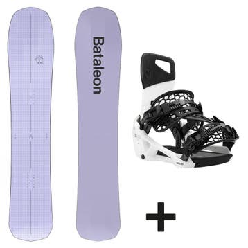 Bataleon Snowboard + Binding = KORTING! Supermatic clew Fase, Ophalen of Verzenden, Nieuw, Board