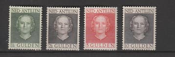 Postzegels Ned. Antillen 1950 Kon. Juliana NR.230-233 (1778), Postzegels en Munten, Postzegels | Nederlandse Antillen en Aruba