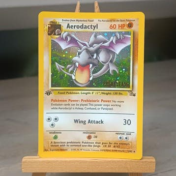 Pokémon - 1 Card - Aerodactyl first edition Prerelease First, Nieuw