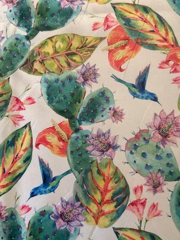 San Leucio top quality - exclusieve bloemstof fichi dIndia