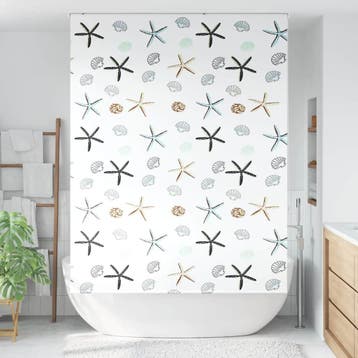 vidaXL Doucherolgordijn 160x240 cm stofbreedte 156 cm, Verzenden, Nieuw