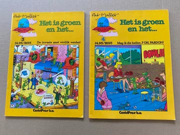 2 Albums Pat Mallet - Het is Groen en het ... deel 3 en 4, Verzamelen, Ophalen of Verzenden, Gebruikt, Boek of Spel