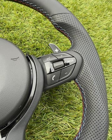 BMW Sportstuur Afgevlakt M Stitching Leder F10-F20-F30, Auto-onderdelen, Besturing, Ophalen of Verzenden, Nieuw, BMW