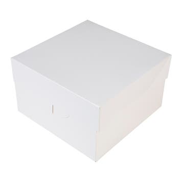 Taartdoos 25x25x15cm. Wit 50st, Verzenden, Nieuw