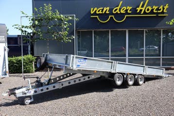 Ifor Williams TB 550x204cm 3.500kg tridem kanteltransporter, Ophalen, Nieuw