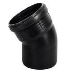 Pipelife Master3+ geluidsarm bocht 110 30gr m/s Zwart, Doe-het-zelf en Verbouw, Buizen en Afvoer, Ophalen of Verzenden, Nieuw