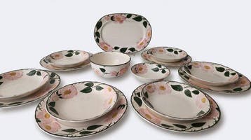 Villeroy & Boch - Tafelservies voor 6 (15) - WILDROSE -