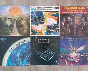 The Moody Blues, Supertramp - 6X LP Album - Diverse titels -, Nieuw in verpakking