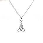 Zilveren ketting love knot moeder dochter, Verzenden, Nieuw, Zilver