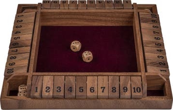 Shut The Box - Luxe Walnoot (4 spelers) | Engelhart -, Verzenden, Nieuw