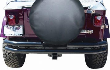 Rampage 1976-1983 Jeep CJ5 Double Tube Rear Bumper - Black, Auto-onderdelen, Ophalen of Verzenden, Nieuw