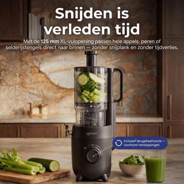 Safecourt Kitchen Slow Juicer - krachtige motor [Pre-cutter, Ophalen of Verzenden, Gebruikt