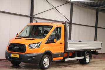 Ford Transit nieuwe NIEUWE MOTOR OPEN LAADBAK DUBBELLUCHT, Stof, Gebruikt, Euro 6, Overige kleuren