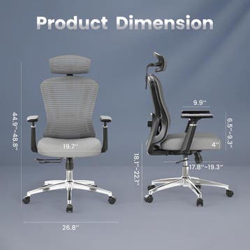 Ergonomische Bureaustoel -  Office Chair - Gamestoel - Volwa, Verzenden, Zo goed als nieuw