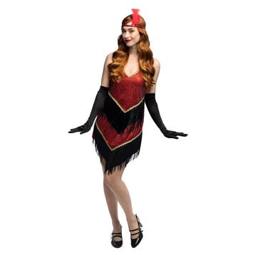 Kostuum Flapper Evelyn, Kleding | Dames, Carnavalskleding en Feestkleding, Ophalen of Verzenden, Nieuw