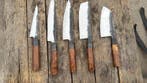 Keukenmes - Handgemaakte verzamelobjecten set koks messen