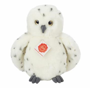 Hermann Teddy sneeuwuil knuffel - pluche - wit - 21 cm, Verzenden, Nieuw