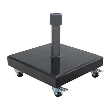 Platinum Rome 60 kg zwenkwielen Black polished Graniet -, Nieuw