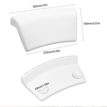 Ergonomisch Badkussen met Hoofdsteun Antislip Spa Badkussen, Verzenden, Nieuw