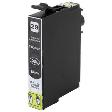 Huismerk Epson 29XL (T2991) cartridge zwart, Verzenden, Nieuw, Huismerk