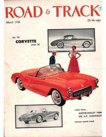 1956 ROAD AND TRACK MAGAZINE MAART ENGELS, Nieuw, Author