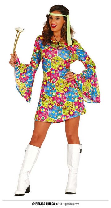 Flower Power jurk, Kleding | Dames, Ophalen of Verzenden, Nieuw