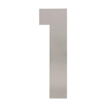 Deurbeslag | Huisnummer 1 | Intersteel | 50 cm, Verzenden, Nieuw
