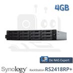 NAS Synology RS2418RP+ 4Gb refurbished, Ophalen of Verzenden, Refurbished