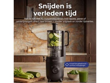 Safecourt Kitchen Slow Juicer - krachtige motor [Pre-cutter, Verzenden, Nieuw