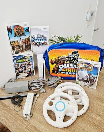 Nintendo - Wii - Nintendo Wii + Volant + Wiimote + Jeux, Nieuw
