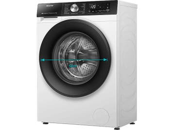 Hisense - Wasmachine Voorlader - 9 kg - Wit, 1200 tot 1600 toeren, Verzenden, 8 tot 10 kg, Nieuw