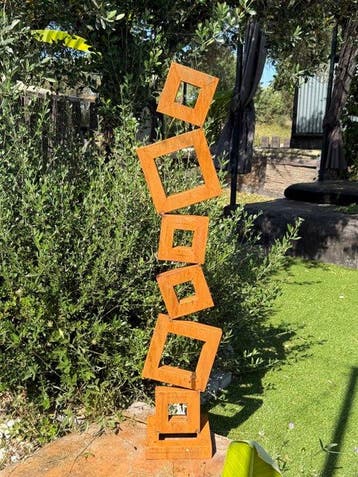 Ana Lucia B.M - Sculpture Corten - XL - No Reserve