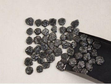 Diamant 100 ct natuurlijke zwarte ruwe partij- 20 g