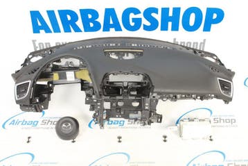 AIRBAG SET – DASHBOARD ZWART MAZDA 3 (2014-2018), Gebruikt, Mazda