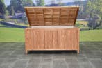 Kussenbox opbergbox XL teak 185x100xH85 cm, Ophalen of Verzenden, Nieuw