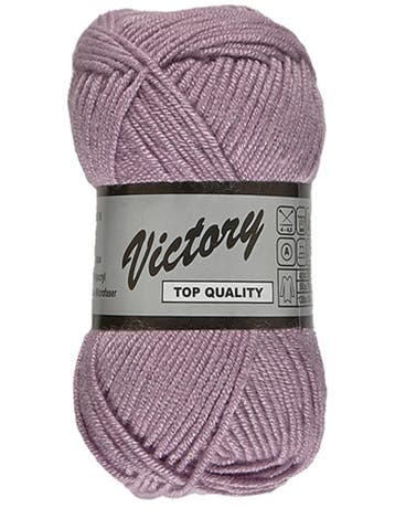 Lammy Yarns Victory - 740 Mauve - Zijdeglans Acrylgaren, Ophalen of Verzenden, Nieuw
