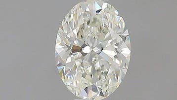 1 pcs Diamant (Natuurlijk) - 0.50 ct - Ovaal - K - IF -, Nieuw