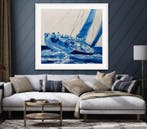 Brooksby - Saint Tropez Blue Crew XL