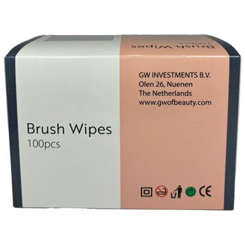 Nail Perfect  Brush Wipes  100 Stuks, Verzenden, Nieuw