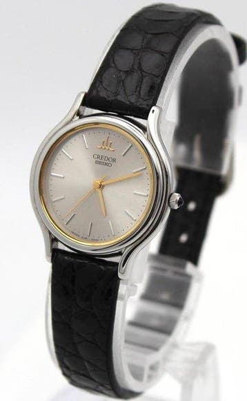 Seiko - CREDOR Ultra Thin Quartz Dress Watch - Zonder