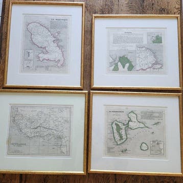 Frankrijk - Tien geografische kaarten uit de achttiende eeuw, Nieuw