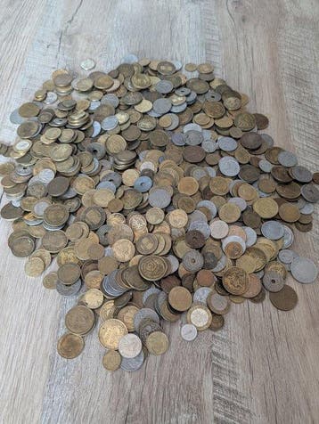 Frankrijk. Lot de 3 kgs de monnaie française (Zonder