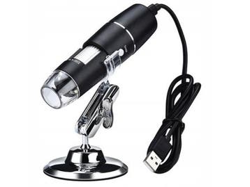 Veiling - USB digitale microscoop 8 led smd 1000x zoom, Nieuw