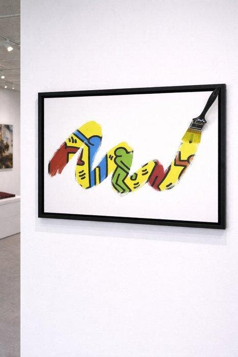 Santicri - Dèjà-vu di Haring, Antiek en Kunst, Kunst | Schilderijen | Modern