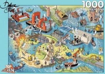 Waterwerken - Danker Jan Puzzel (1000 stukjes) | Puzzelman -, Verzenden, Nieuw