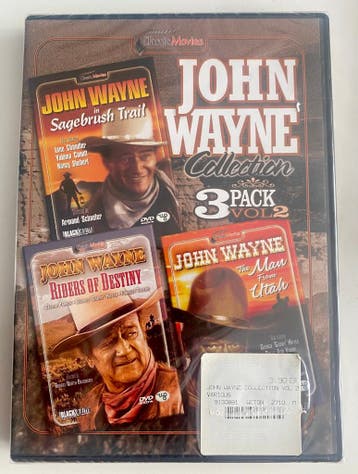 JOHN WAYNE COLLECTION 3 PACK VOL 2 SAGEBRUSH TRAIL / RIDERS, Verzenden, Gebruikt