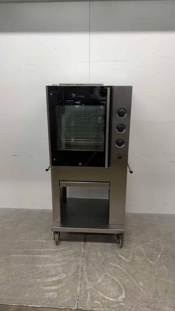 RVS Fri-jado TDR-5-M Kippengrill ca. 15 kippen 400V Horeca, Ophalen of Verzenden, Gebruikt