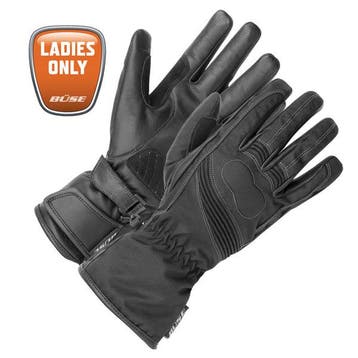 Büse Barca Dames Zwarte Waterdichte Handschoenen, Motoren, Nieuw met kaartje, Verzenden, Dames, Büse